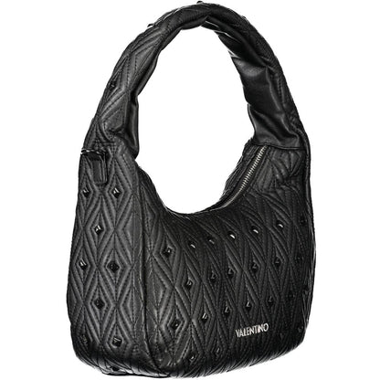 Black Polyethylene Women Handbag-Mario Valentino-LabelTerrace.com