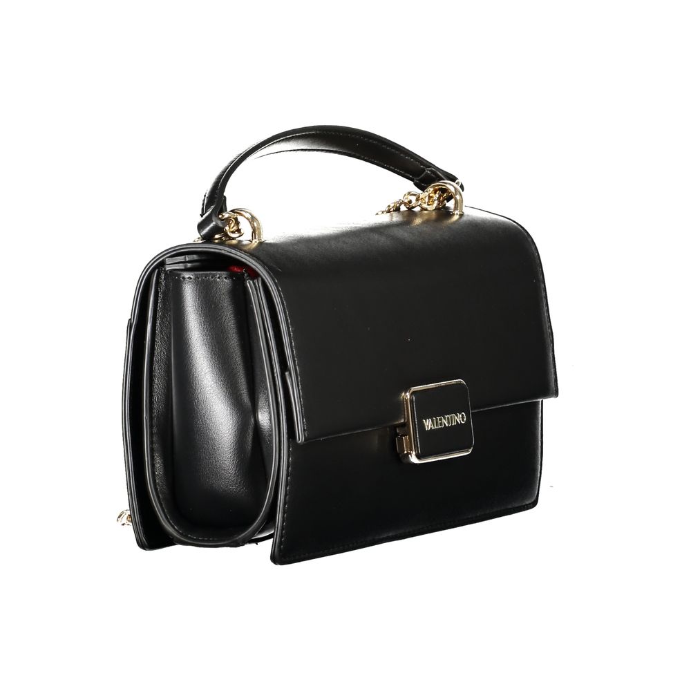 Black Polyethylene Women Handbag-Mario Valentino-LabelTerrace.com