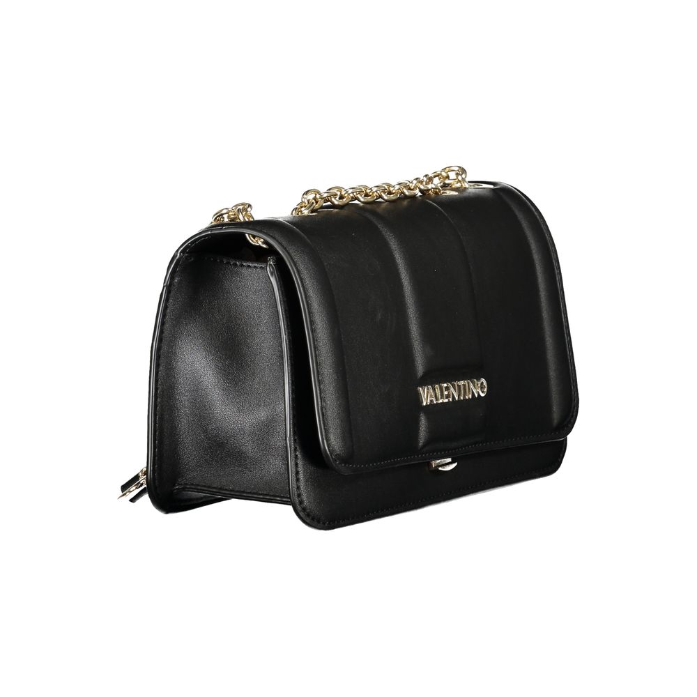 Black Polyethylene Women Handbag-Mario Valentino-LabelTerrace.com