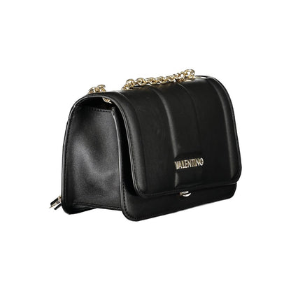 Black Polyethylene Women Handbag-Mario Valentino-LabelTerrace.com