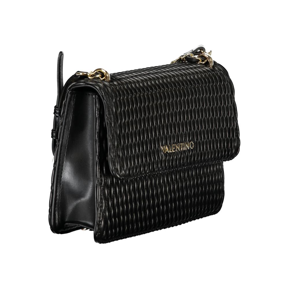 Black Polyethylene Women Handbag-Mario Valentino-LabelTerrace.com