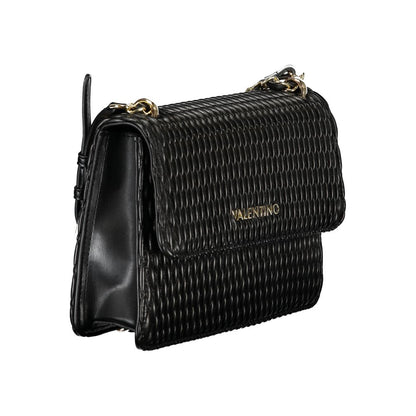 Black Polyethylene Women Handbag-Mario Valentino-LabelTerrace.com