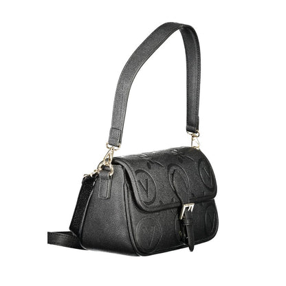 Black Polyethylene Women Handbag