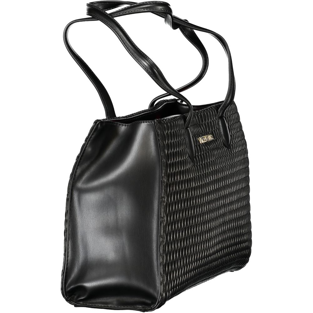 Black Polyethylene Women Handbag-Mario Valentino-LabelTerrace.com