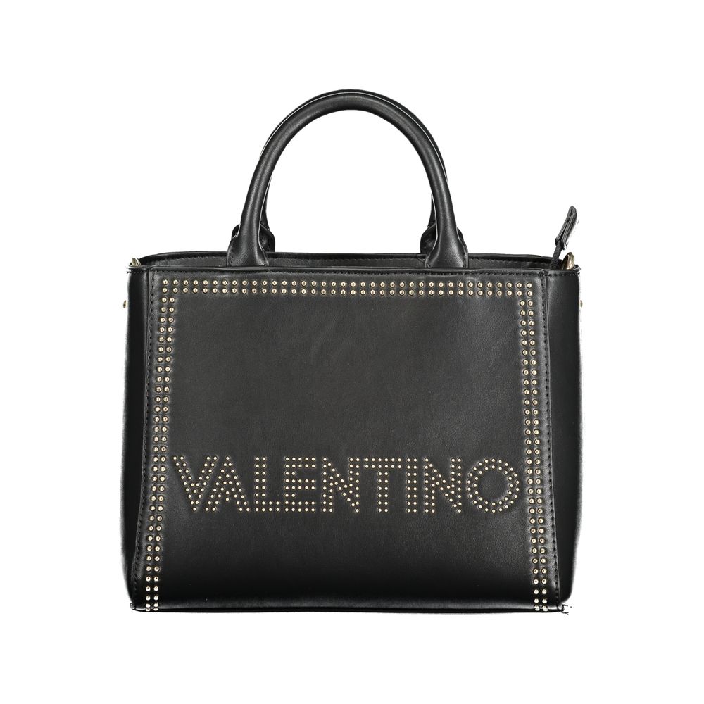 Black Polyethylene Women Handbag-Mario Valentino-LabelTerrace.com