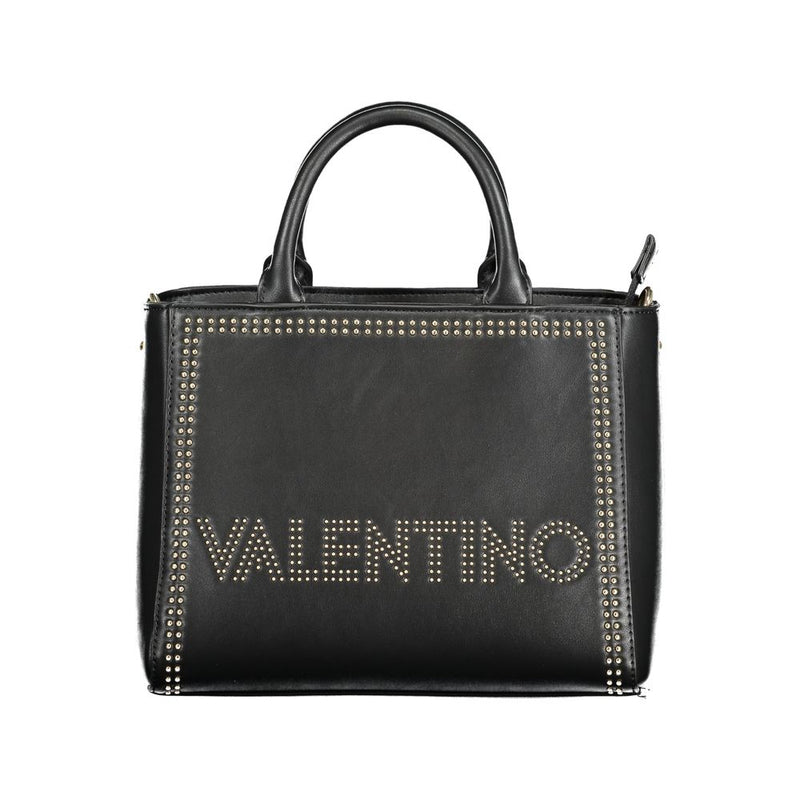 Black Polyethylene Women Handbag-Mario Valentino-LabelTerrace.com