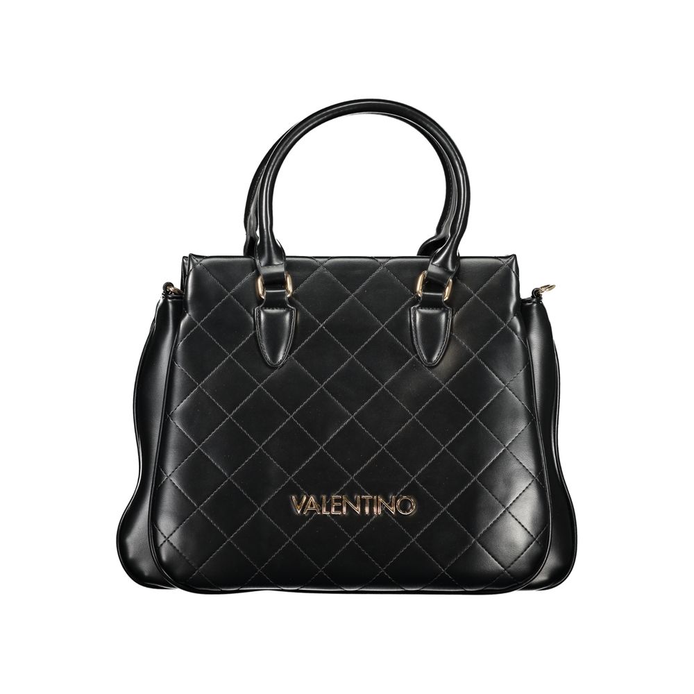 Black Polyethylene Women Handbag-Mario Valentino-LabelTerrace.com