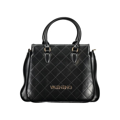 Black Polyethylene Women Handbag-Mario Valentino-LabelTerrace.com