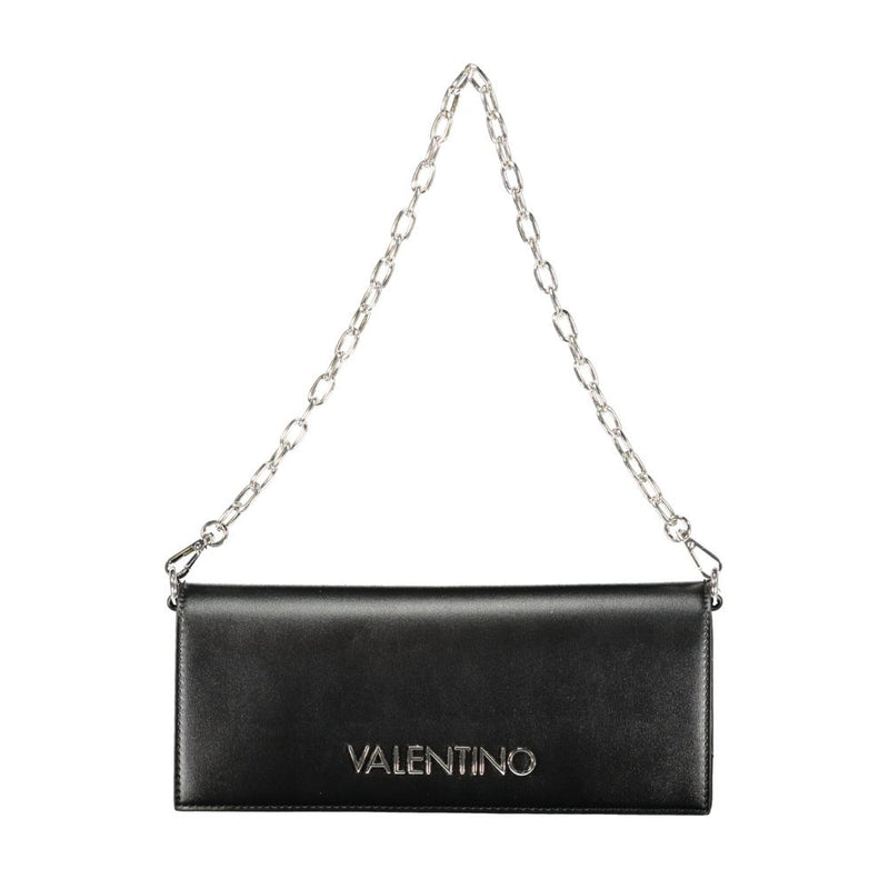 Black Polyethylene Women Handbag
