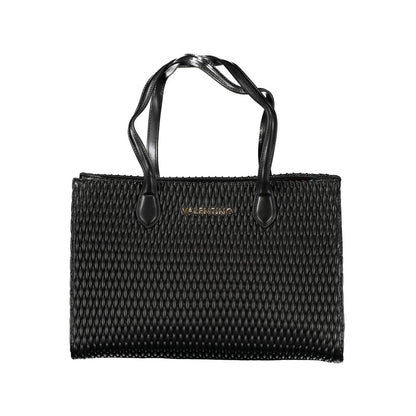 Black Polyethylene Women Handbag-Mario Valentino-LabelTerrace.com