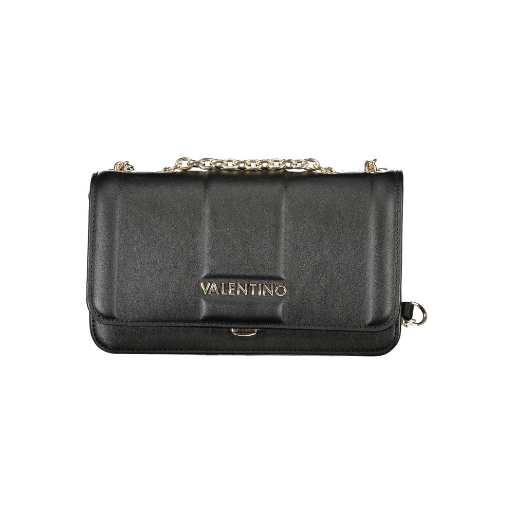 Black Polyethylene Women Handbag-Mario Valentino-LabelTerrace.com