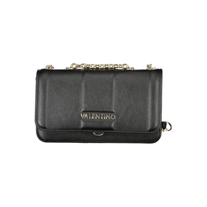 Black Polyethylene Women Handbag-Mario Valentino-LabelTerrace.com