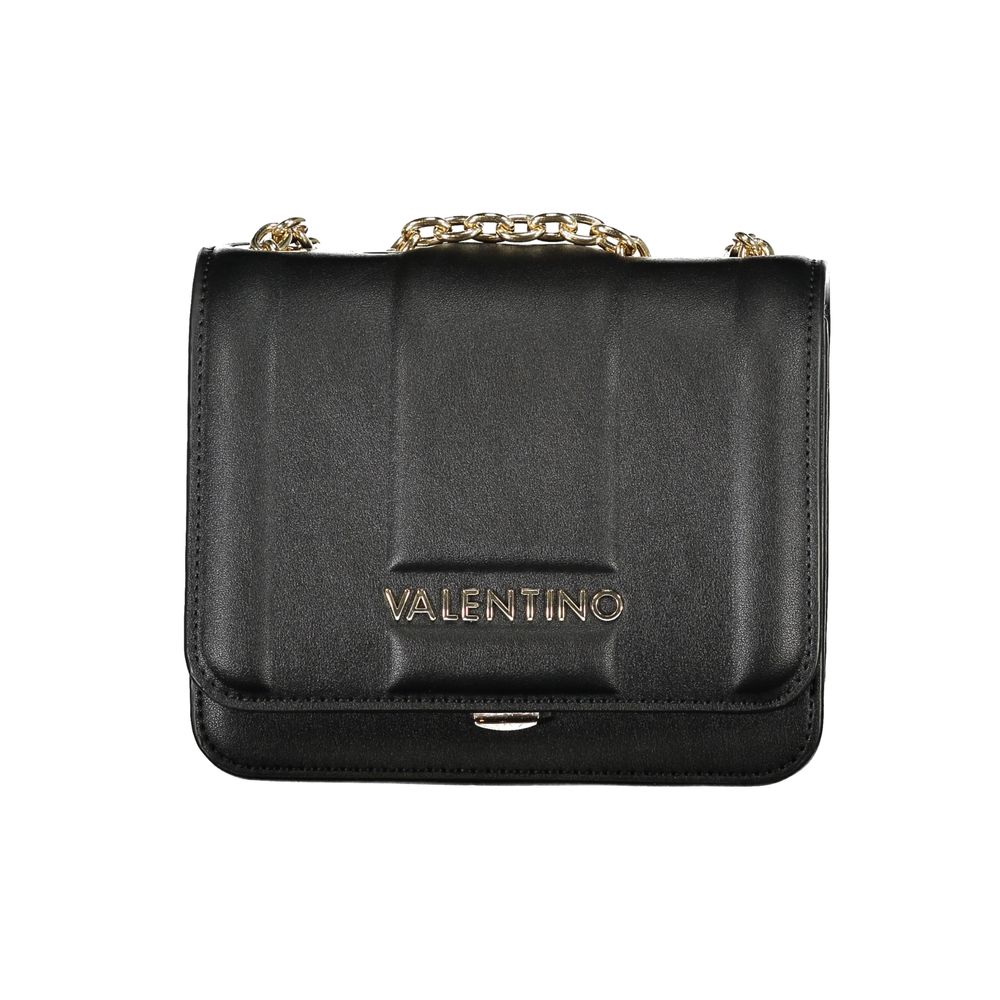 Black Polyethylene Women Handbag-Mario Valentino-LabelTerrace.com