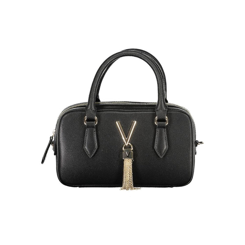 Black Polyethylene Women Handbag-Mario Valentino-LabelTerrace.com