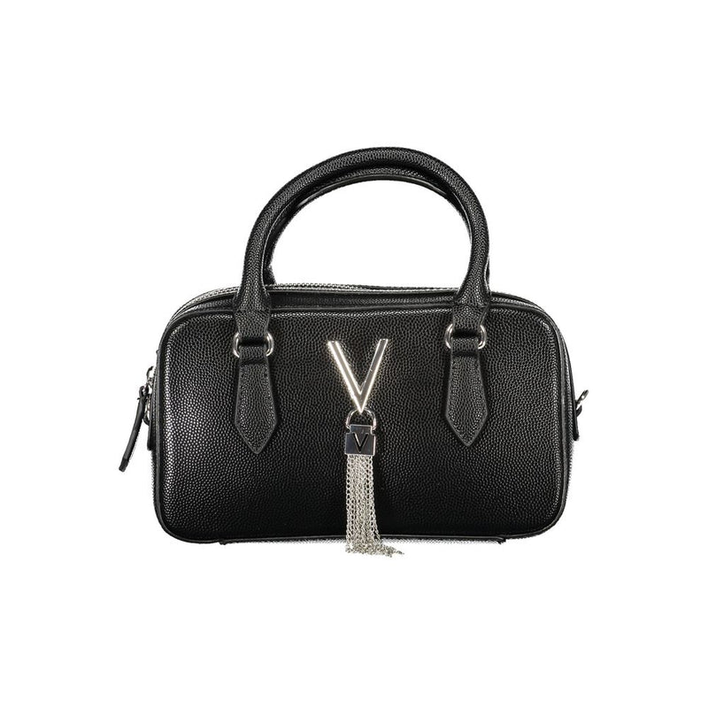 Black Polyethylene Women Handbag-Mario Valentino-LabelTerrace.com