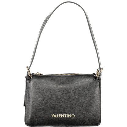 Black Polyethylene Women Handbag