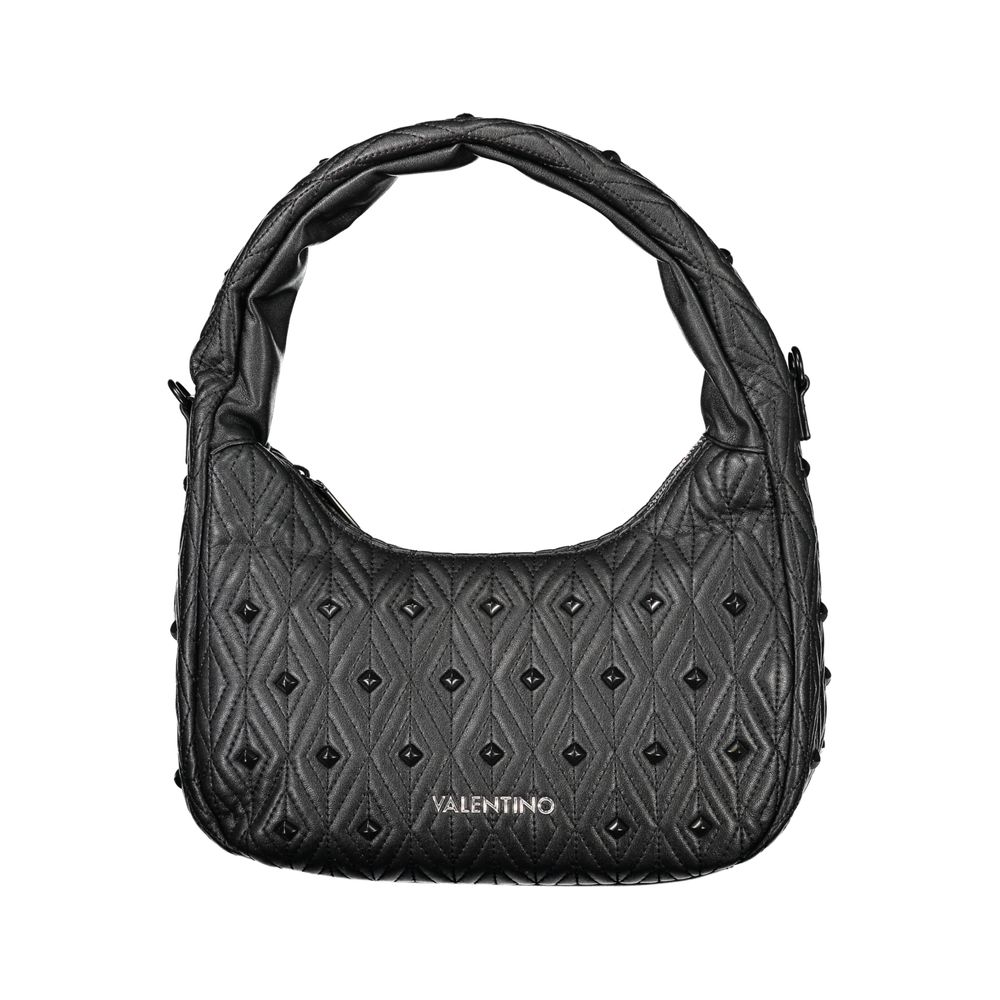 Black Polyethylene Women Handbag-Mario Valentino-LabelTerrace.com