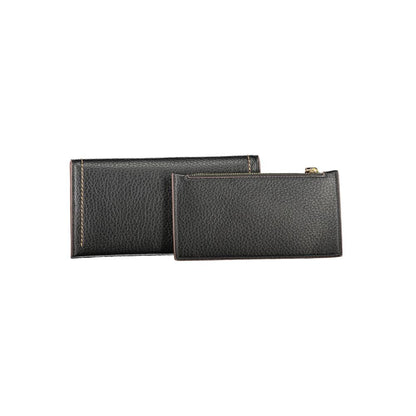 Black Polyethylene Women Wallet