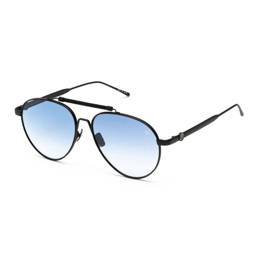 Black Stainless Steel Sunglasses-Belstaff-LabelTerrace.com