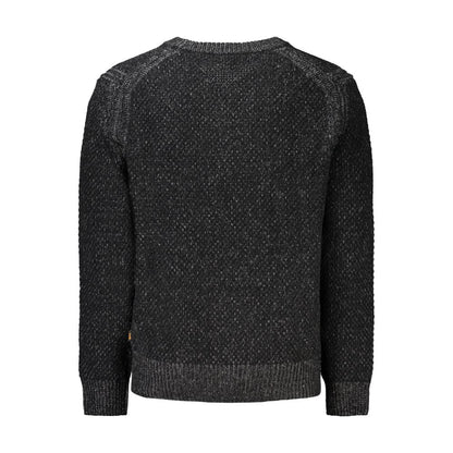 Black Wool Men Sweater-Hugo Boss-LabelTerrace.com