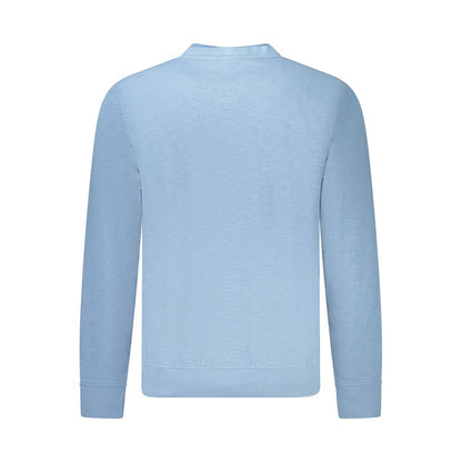 Blue Cotton Men Sweater