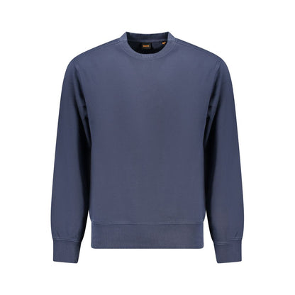 Blue Cotton Men Sweater-Hugo Boss-LabelTerrace.com