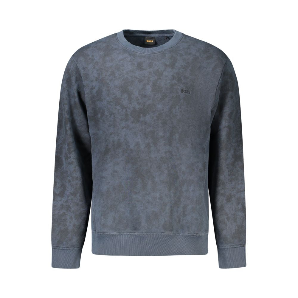 Blue Cotton Men Sweater-Hugo Boss-LabelTerrace.com