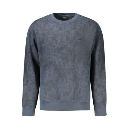 Blue Cotton Men Sweater-Hugo Boss-LabelTerrace.com