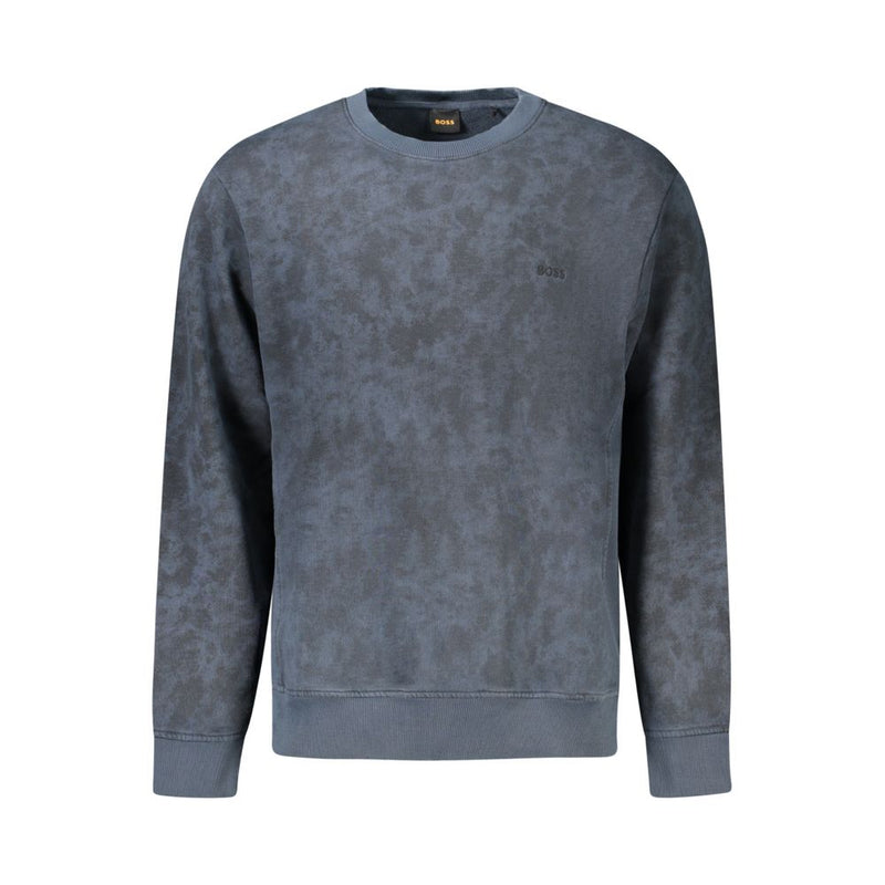 Blue Cotton Men Sweater-Hugo Boss-LabelTerrace.com