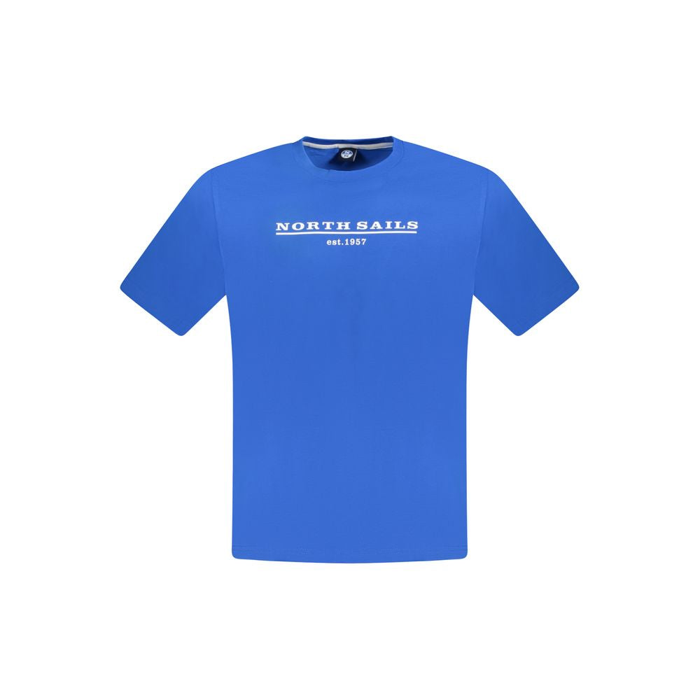 Blue Cotton Men T-Shirt-North Sails-LabelTerrace.com