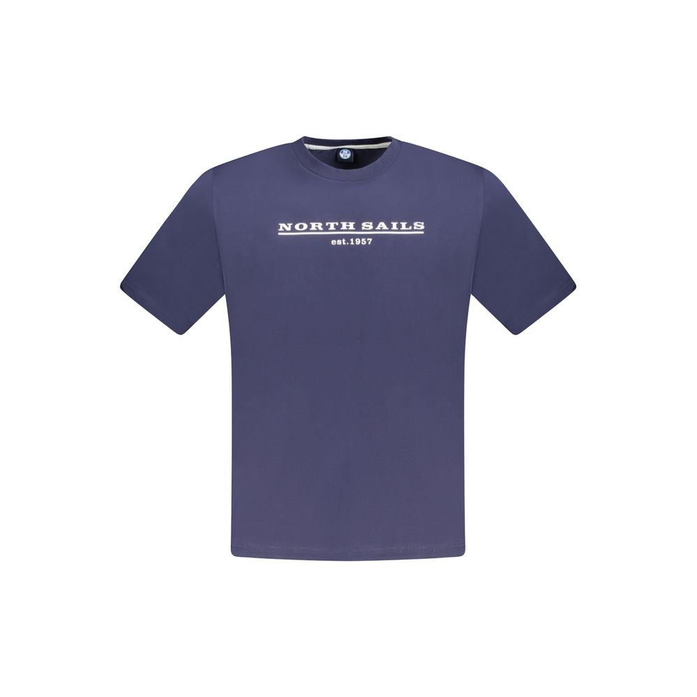 Blue Cotton Men T-Shirt-North Sails-LabelTerrace.com