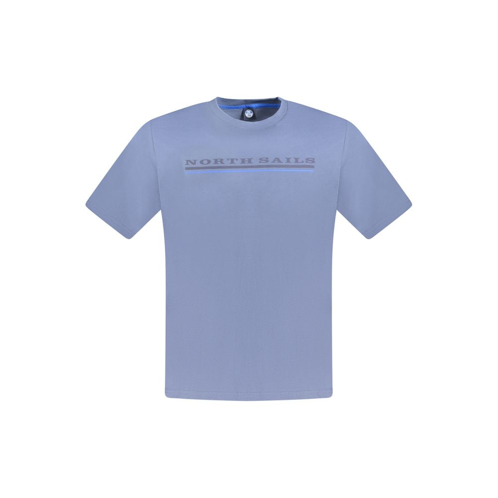 Blue Cotton Men T-Shirt-North Sails-LabelTerrace.com