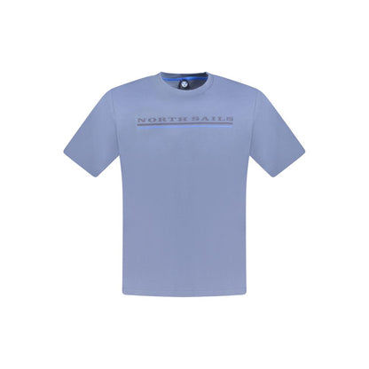 Blue Cotton Men T-Shirt-North Sails-LabelTerrace.com