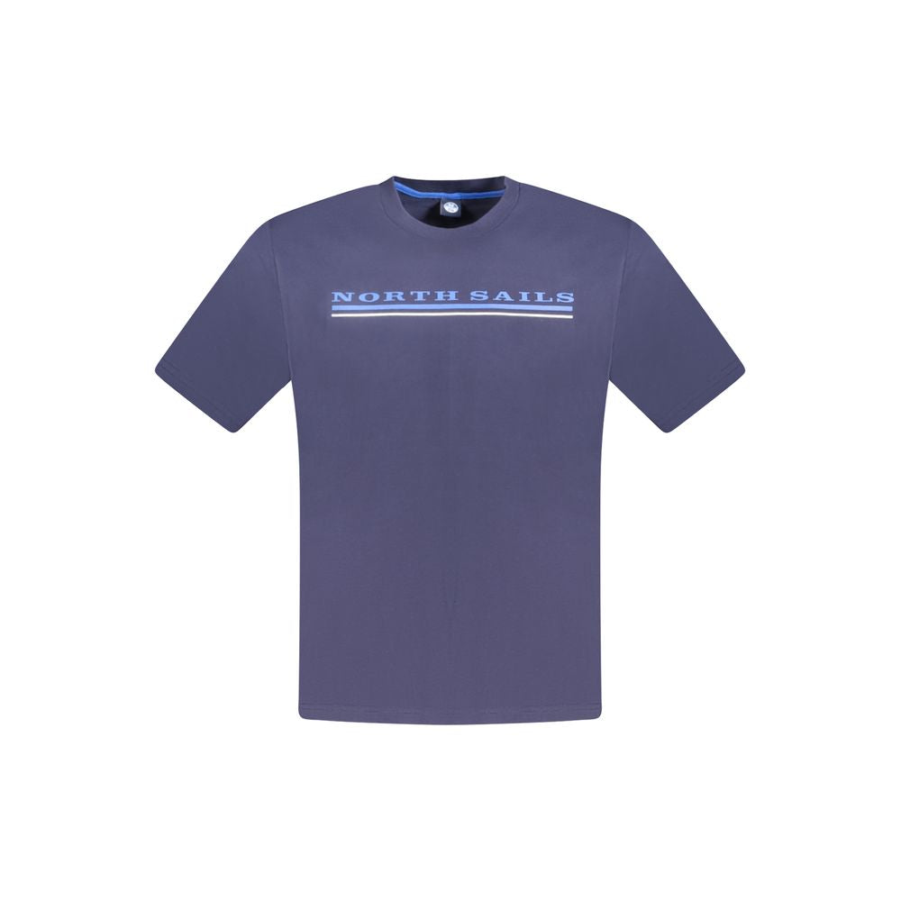 Blue Cotton Men T-Shirt-North Sails-LabelTerrace.com