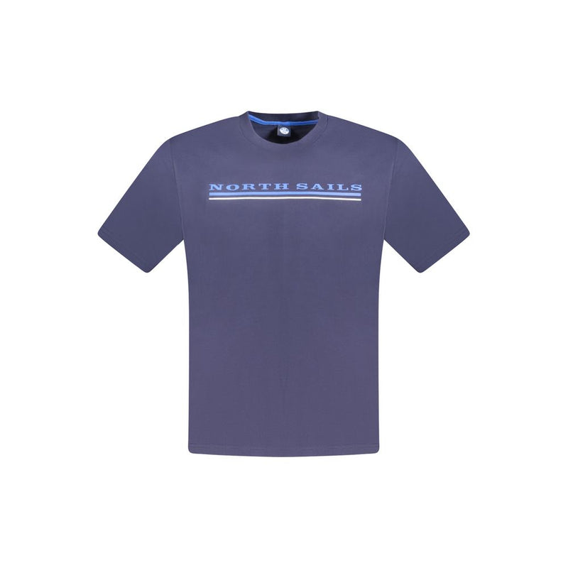 Blue Cotton Men T-Shirt-North Sails-LabelTerrace.com