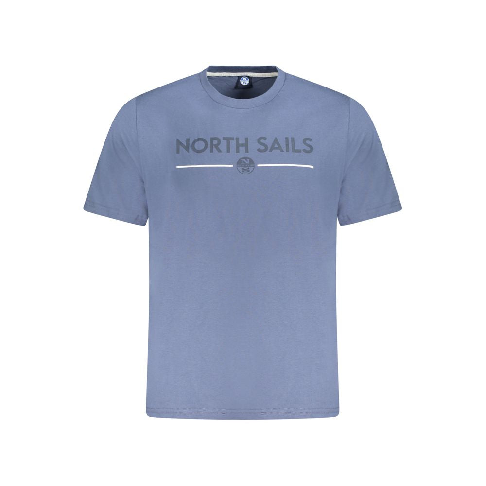 Blue Cotton Men T-Shirt-North Sails-LabelTerrace.com