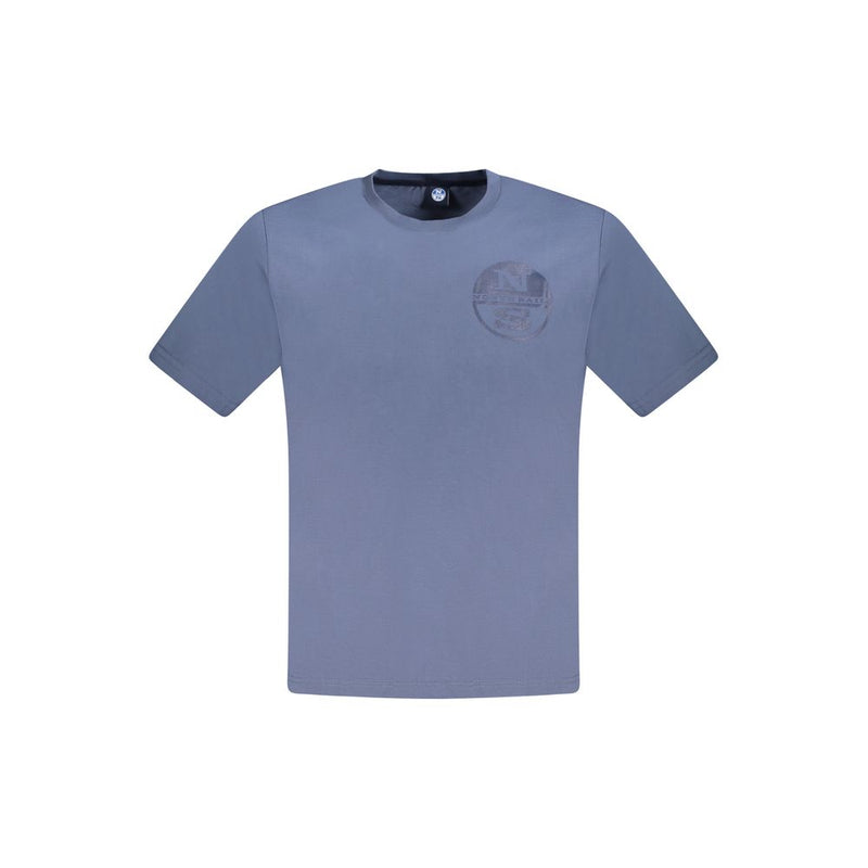 Blue Cotton Men T-Shirt-North Sails-LabelTerrace.com