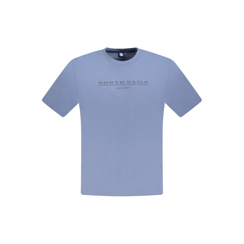 Blue Cotton Men T-Shirt-North Sails-LabelTerrace.com