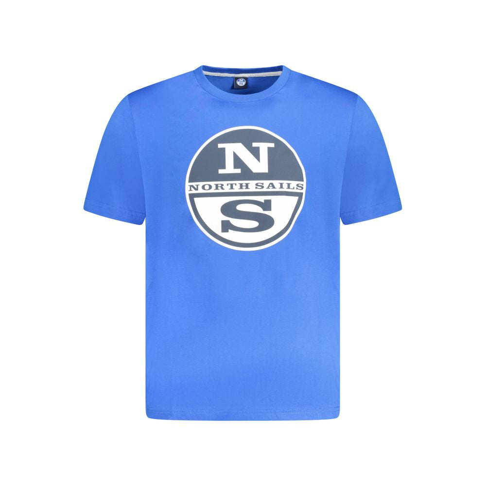 Blue Cotton Men T-Shirt-North Sails-LabelTerrace.com