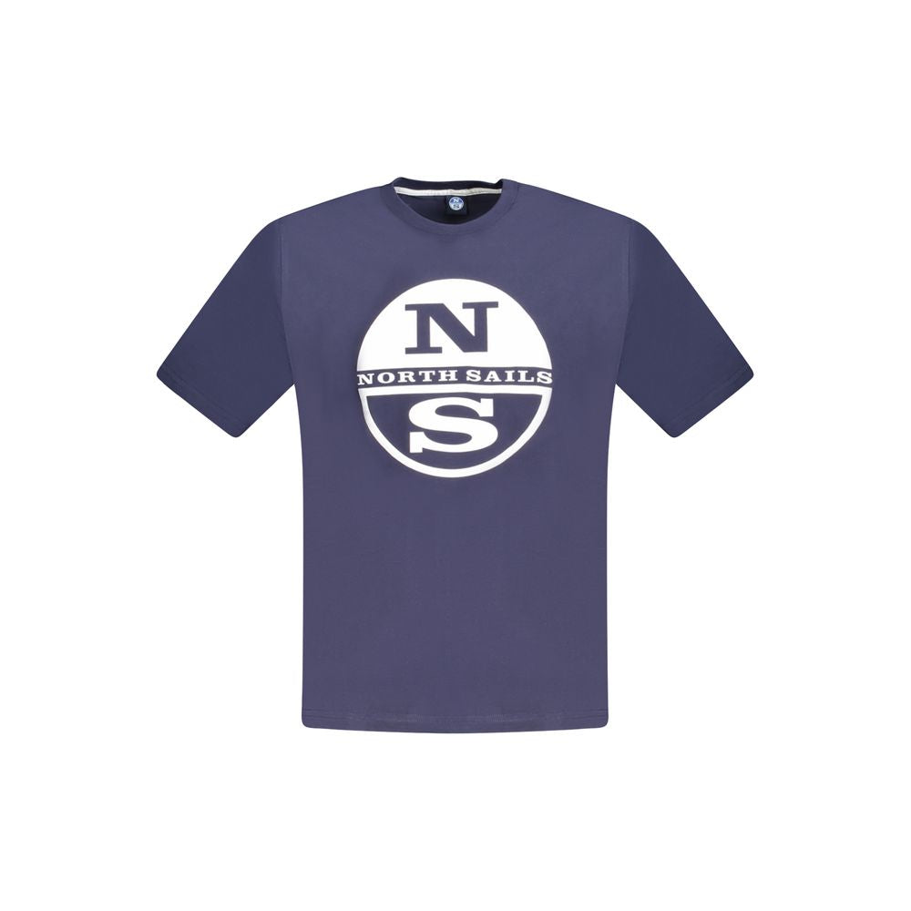 Blue Cotton Men T-Shirt-North Sails-LabelTerrace.com