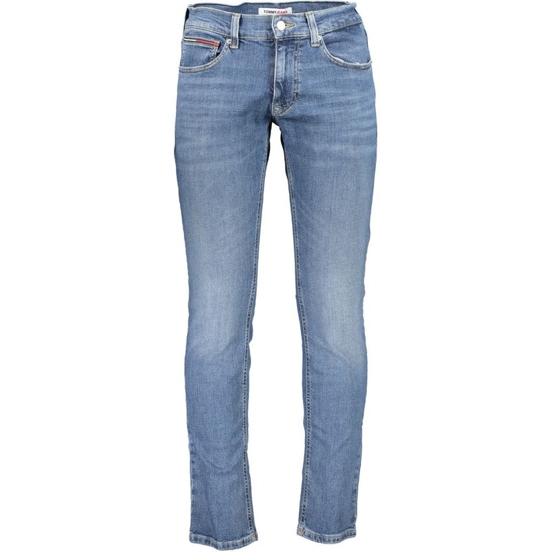 Blue Cotton Men's Slim Jeans-Tommy Hilfiger-LabelTerrace.com
