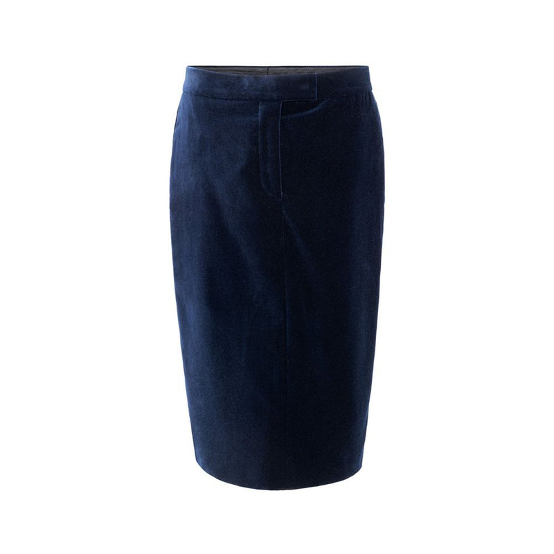 Blue Cotton Skirt-Tom Ford-LabelTerrace.com