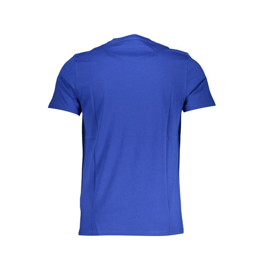 Blue Cotton T-Shirt-Harmont & Blaine-LabelTerrace.com