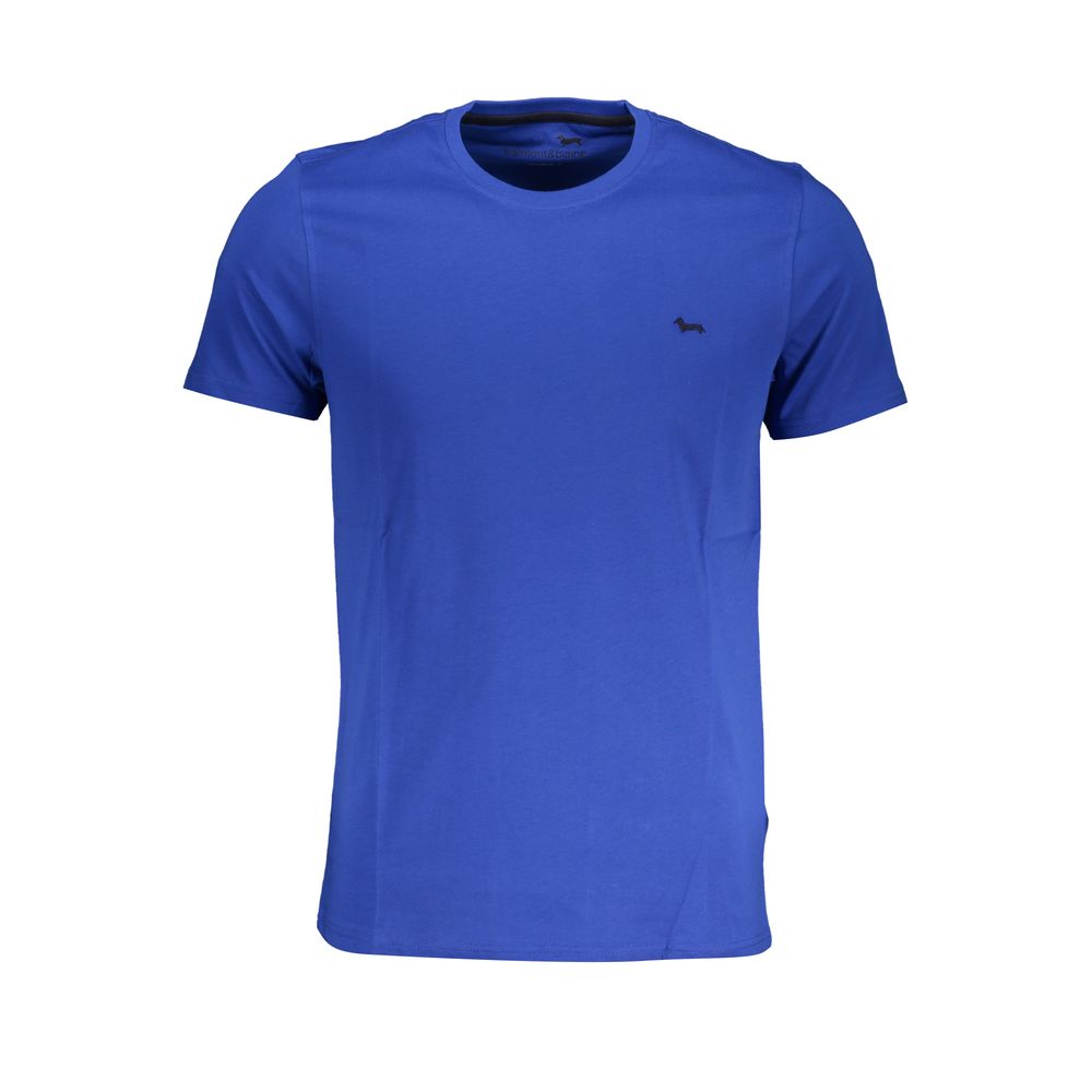 Blue Cotton T-Shirt-Harmont & Blaine-LabelTerrace.com