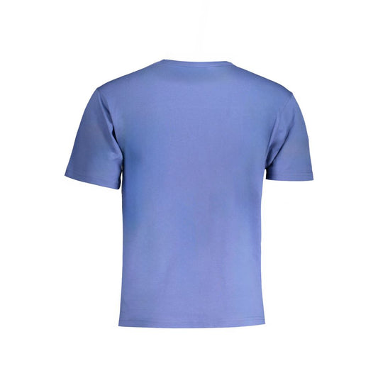 Blue Cotton T-Shirt-K-WAY-LabelTerrace.com