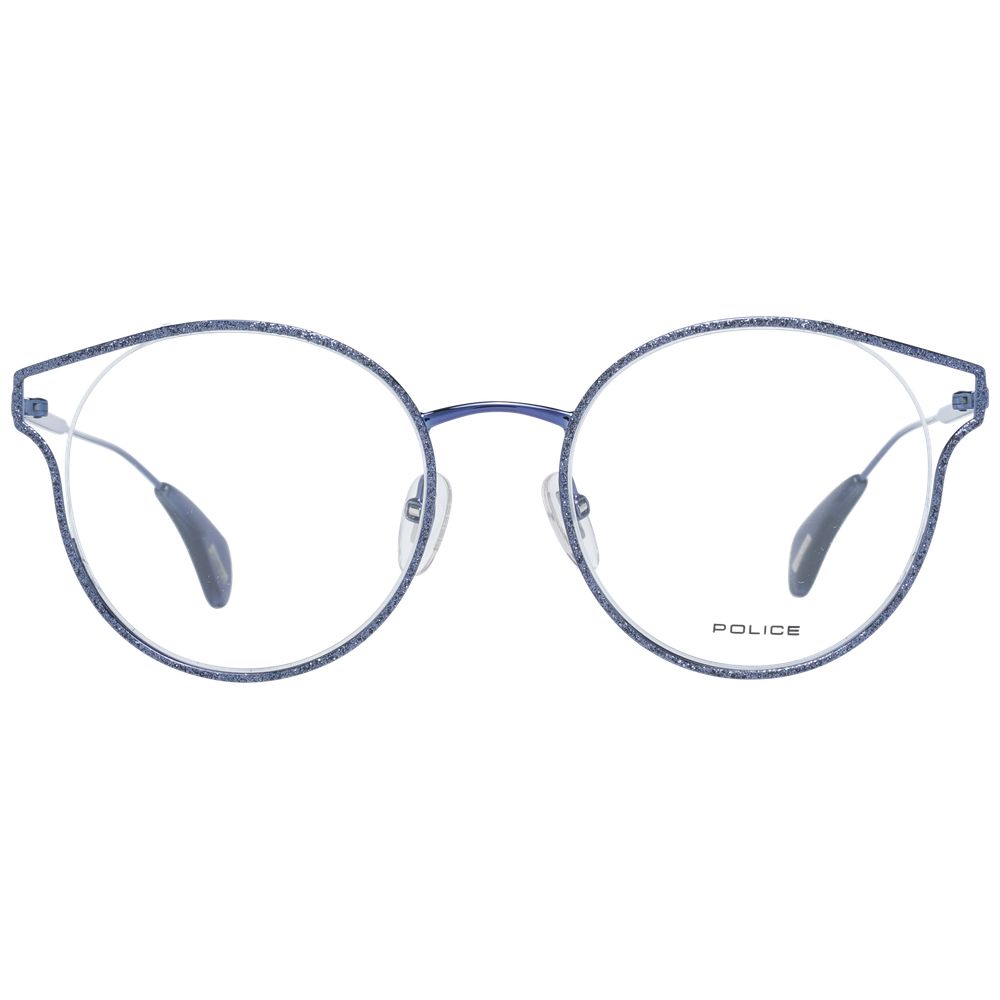 Blue Metal & Plastic Glasses (Frames)-Police-LabelTerrace.com