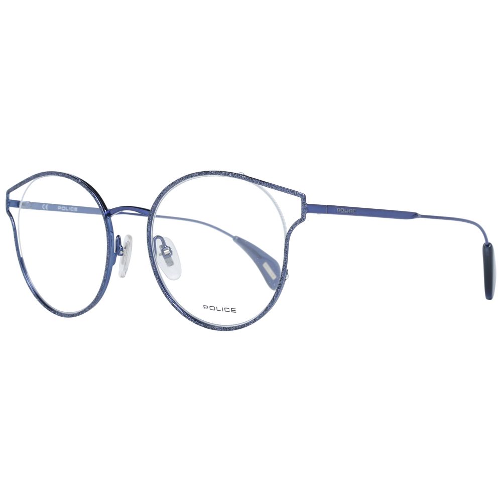Blue Metal & Plastic Glasses (Frames)-Police-LabelTerrace.com
