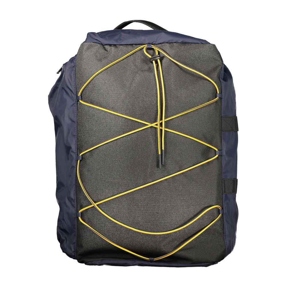 Blue Polyester Backpack-K-WAY-LabelTerrace.com