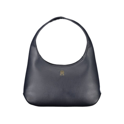 Blue Polyester Handbag-Tommy Hilfiger-LabelTerrace.com
