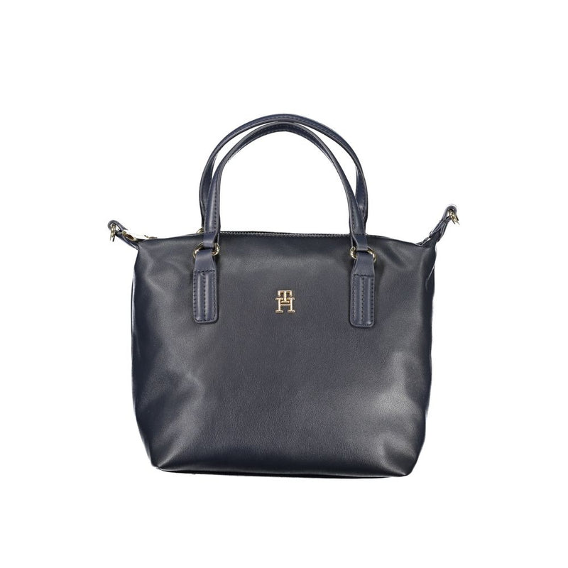 Blue Polyester Handbag-Tommy Hilfiger-LabelTerrace.com